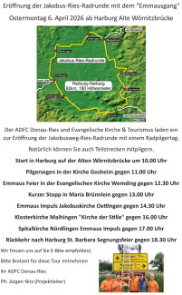 Eröffnung der Jakobus-Ries-Radrunde 06.04.2026